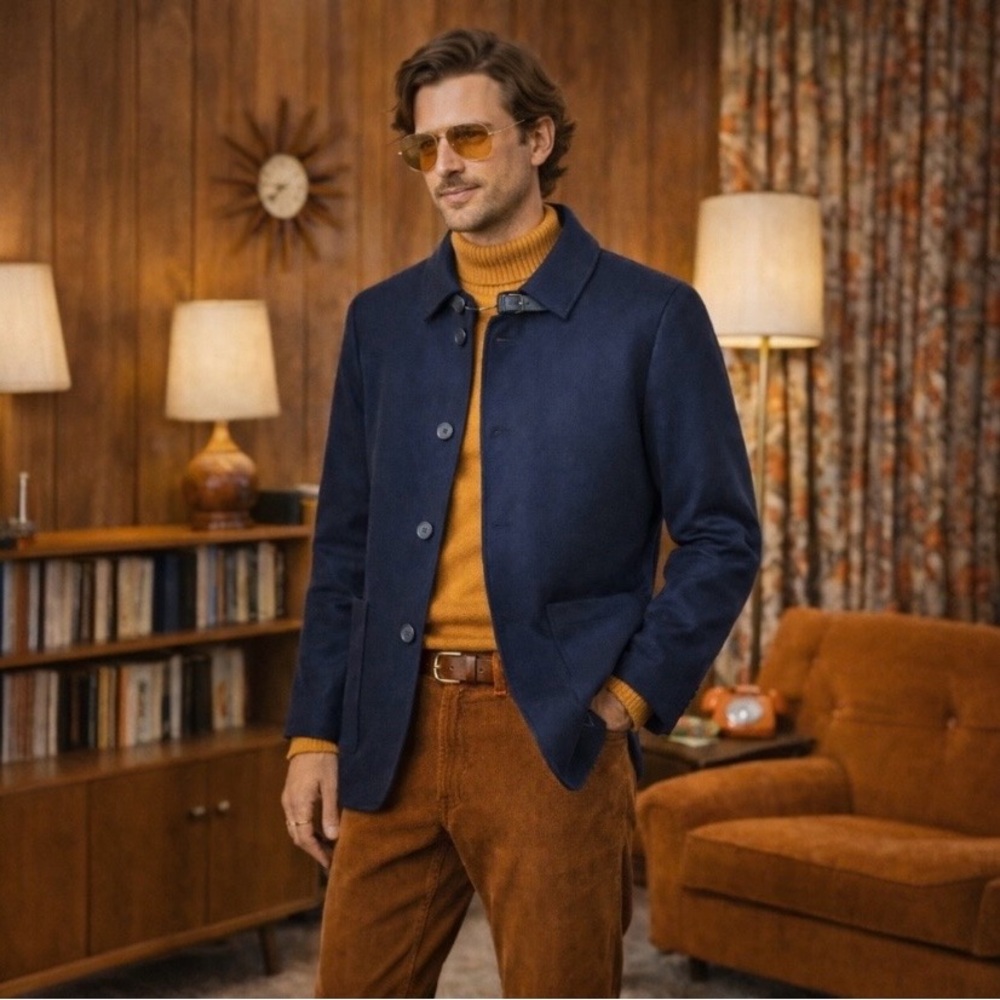 Howe unisex minimalist Navy Blazer